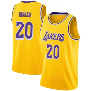 Men's Andre Ingram Los Angeles Lakers Gold 2018/19 Jersey - Icon Edition - Swingman