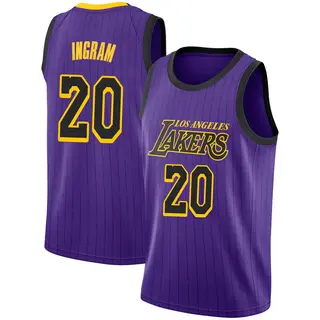 Men's Andre Ingram Los Angeles Lakers Purple 2018/19 Jersey - City Edition - Swingman
