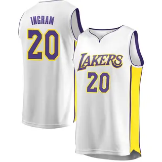 Men's Andre Ingram Los Angeles Lakers White Jersey - Association Edition - Fast Break
