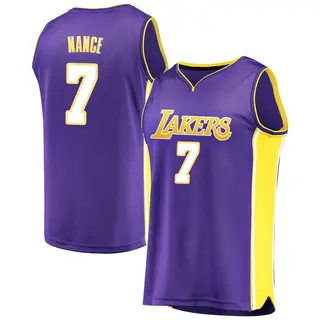 Men's Larry Nance Los Angeles Lakers Purple Jersey - Statement Edition - Fast Break