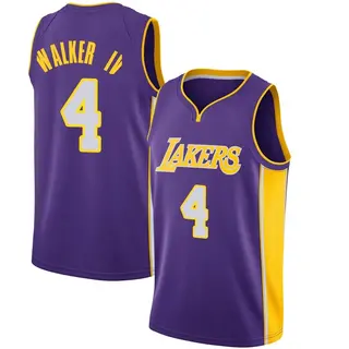 Men's Lonnie Walker IV Los Angeles Lakers Purple Jersey - Statement Edition - Swingman