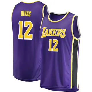 Men's Vlade Divac Los Angeles Lakers Purple 2018/19 Jersey - Statement Edition - Swingman