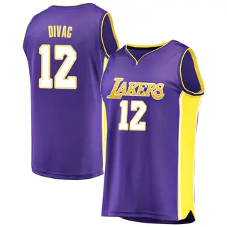 Men's Vlade Divac Los Angeles Lakers Purple Jersey - Statement Edition - Fast Break