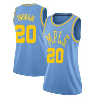 Women's Andre Ingram Los Angeles Lakers Blue Hardwood Classics Jersey - Swingman