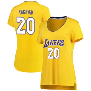 Women's Andre Ingram Los Angeles Lakers Gold Jersey - Icon Edition - Fast Break