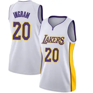 Women's Andre Ingram Los Angeles Lakers White Jersey - Association Edition - Swingman