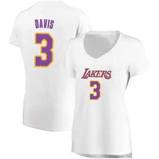 Women's Anthony Davis Los Angeles Lakers White Jersey - Association Edition - Fast Break