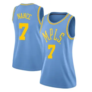 Women's Larry Nance Los Angeles Lakers Blue Hardwood Classics Jersey - Swingman