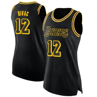 Women's Vlade Divac Los Angeles Lakers Black Jersey - City Edition - Swingman