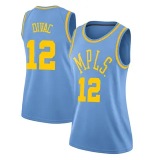 Women's Vlade Divac Los Angeles Lakers Blue Hardwood Classics Jersey - Swingman