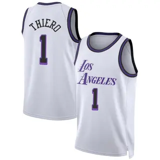 Youth Adou Thiero Los Angeles Lakers White 2022/23 City Edition Jersey - Swingman
