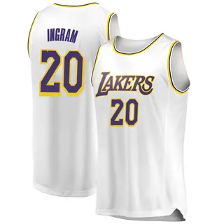 Youth Andre Ingram Los Angeles Lakers White 2018/19 Jersey - Association Edition - Swingman