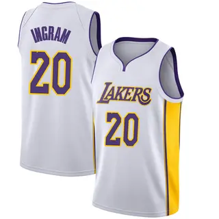 Youth Andre Ingram Los Angeles Lakers White Jersey - Association Edition - Swingman