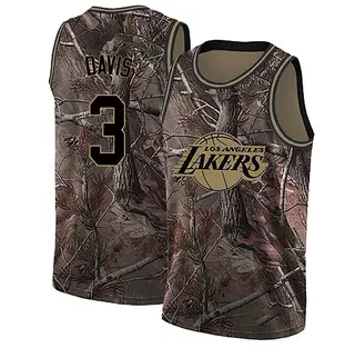 Youth Anthony Davis Los Angeles Lakers Camo Realtree Collection Jersey - Swingman