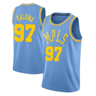 Youth Arthur Kaluma Los Angeles Lakers Blue Hardwood Classics Jersey - Swingman