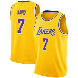 Youth Larry Nance Los Angeles Lakers Gold 2018/19 Jersey - Icon Edition - Swingman