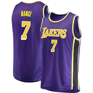 Youth Larry Nance Los Angeles Lakers Purple 2018/19 Jersey - Statement Edition - Swingman