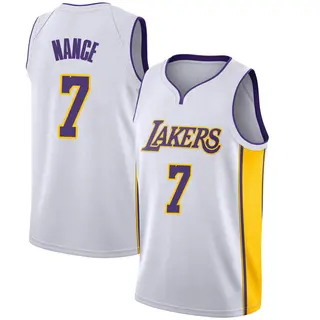 Youth Larry Nance Los Angeles Lakers White Jersey - Association Edition - Swingman