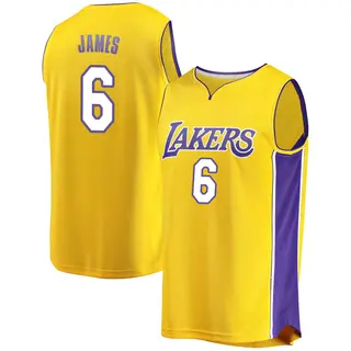 Youth LeBron James Los Angeles Lakers Gold Jersey - Icon Edition - Fast Break
