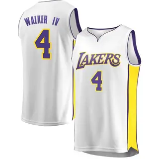 Youth Lonnie Walker IV Los Angeles Lakers White Jersey - Association Edition - Fast Break
