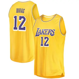 Youth Vlade Divac Los Angeles Lakers Gold 2018/19 Jersey - Icon Edition - Swingman